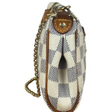 Louis Vuitton Damier Azur Eva Clutch Shoulder Bag