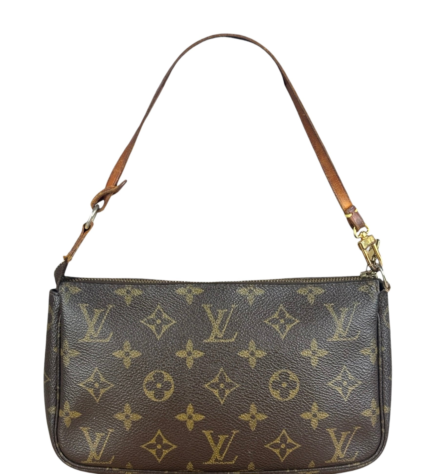 Louis Vuitton Leather Monogram Pochette