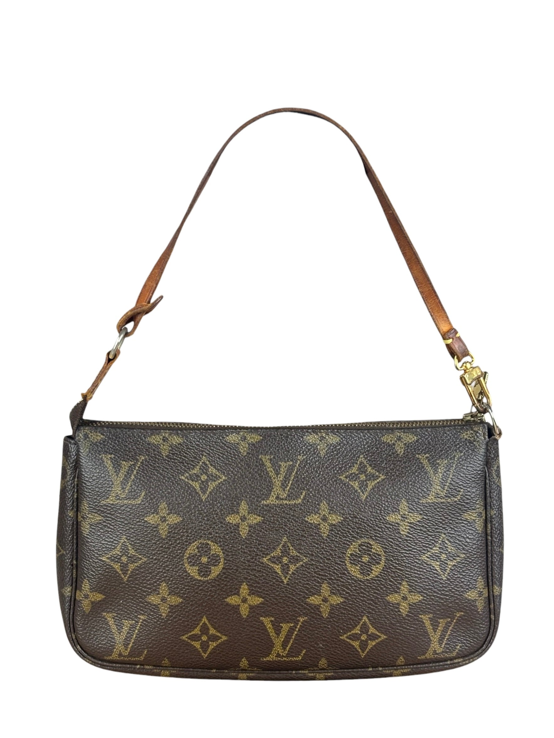 Louis Vuitton Leather Monogram Pochette