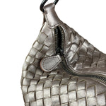Bottega Veneta Metallic Intrecciato Ciambrino Shoulder Bag