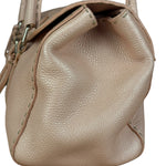 Fendi Light Pink Metallic Vintage Selleria Stitch Lina Handbag