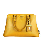 Prada Saffiano Promenade Handbag Mustard