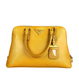 Prada Saffiano Promenade Handbag Mustard