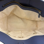Gucci Navy Blue Swing Leather Tote Bag