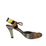 Fendi Vintage Embroidered Heels