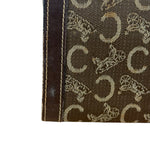 Celine Vintage Canvas Snap Trifold Wallet