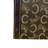 Celine Vintage Canvas Snap Trifold Wallet