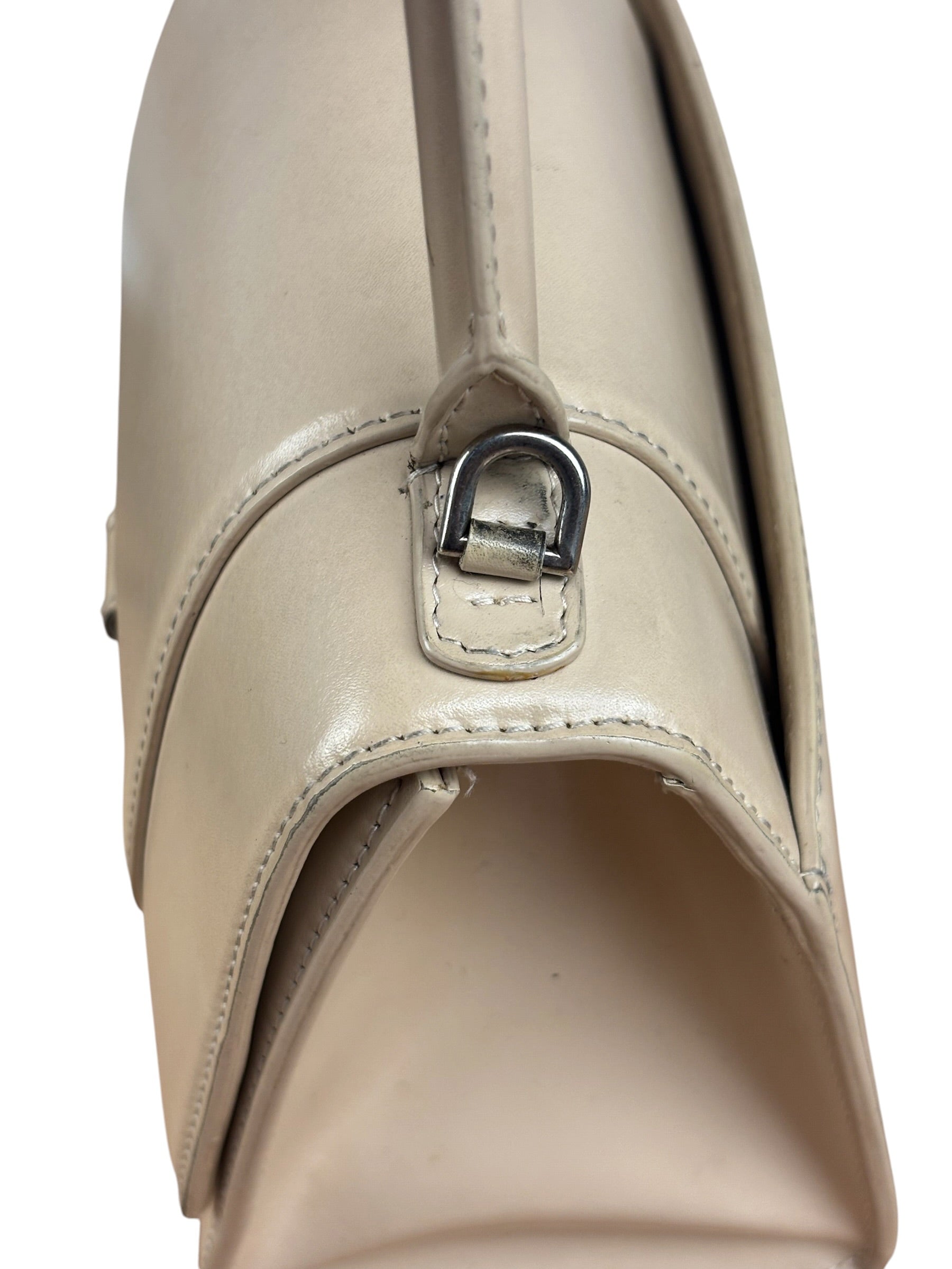 Balenciaga Beige Hourglass Top Handle Bag