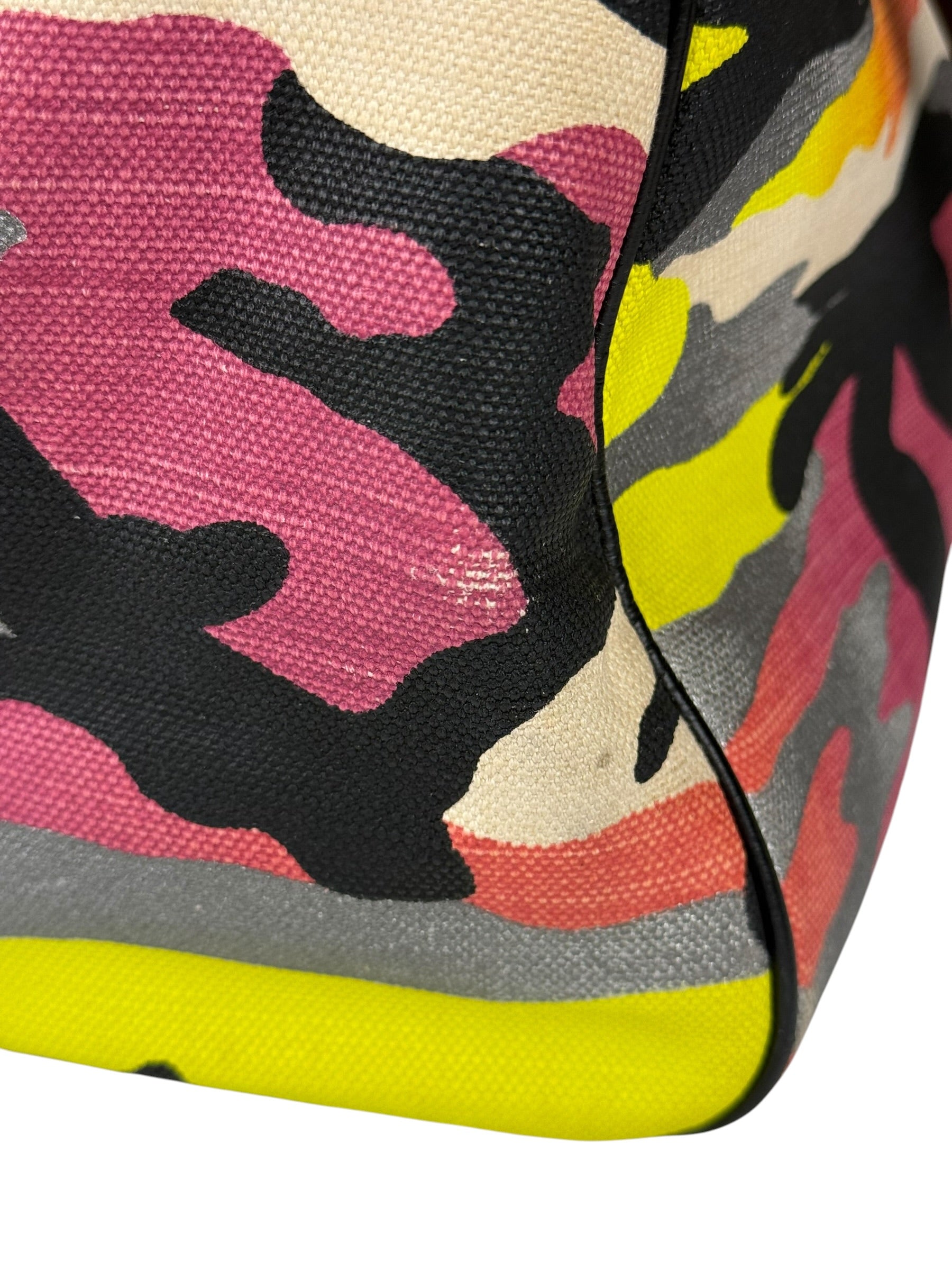 Christian Dior x Anselm Reyle Camouflage Boston Bag