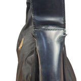 Prada Black Tessuto Nylon Leather Trim Hobo Bag