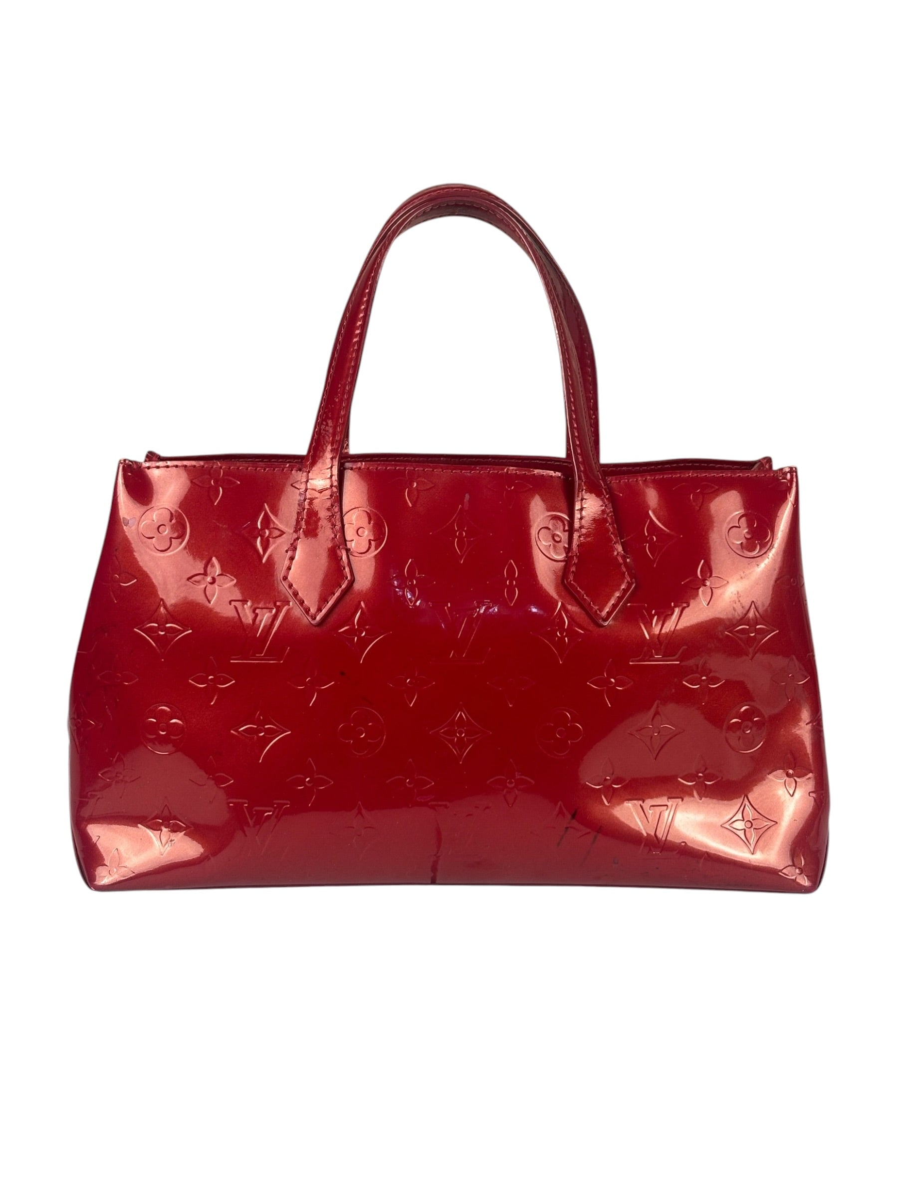 Louis Vuitton Monogram Red Vernis Wilshire PM