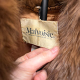 Malvoisie Vintage Brown Fur Coat