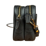 MCM Monogram Stripe Camera Crossbody