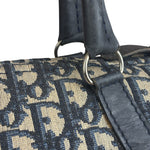 Christian Dior Vintage Blue Oblique Trotter Boston Bag