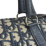 Christian Dior Vintage Blue Oblique Trotter Boston Bag