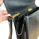 Saint Laurent Vintage Leather Envelope Clutch