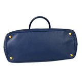 Prada Navy Saffiano Leather Galleria Tote