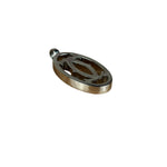 Cartier 2C Silver Color Logo Charm