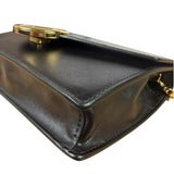 Fendi Black Leather Envelope Wallet On Chain