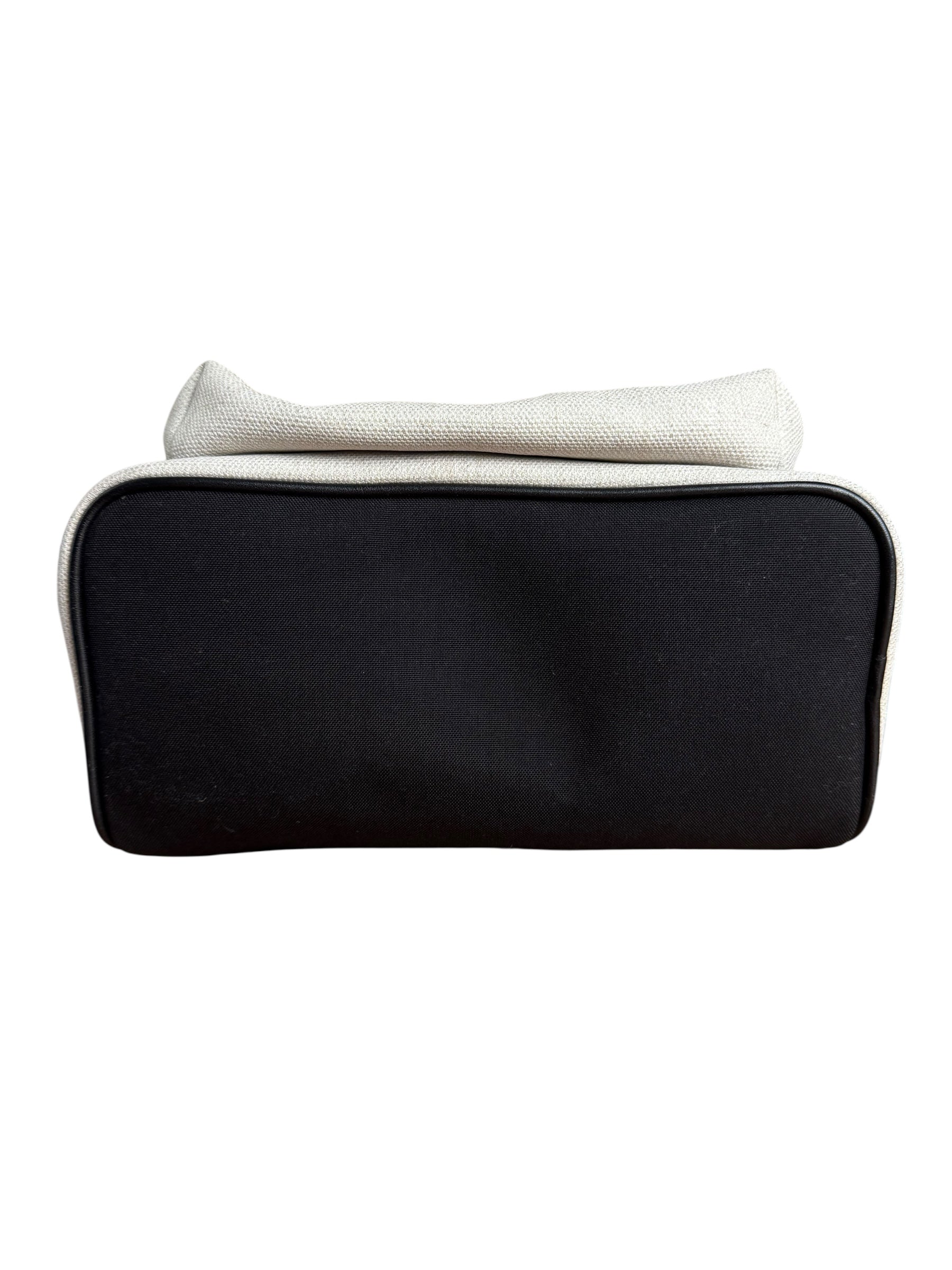 Saint Laurent Mini Canvas Rive Gauche City Backpack