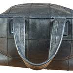 Chanel Black Chocolate Bar Bowling Hand Bag - 2003