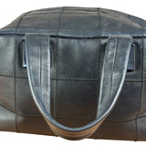 Chanel Black Chocolate Bar Bowling Hand Bag - 2003