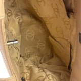Chanel Turnlock CC Tan Leather Tote 2002