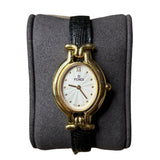 Fendi Oval Silver Dial Gold Plated Interchangeable Bands