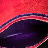 Fendi Baguette Red Suede