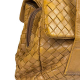 Bottega Veneta Tan Brown Intrecciato Shoulder Bag