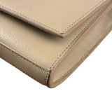 Yves Saint Laurent Cream Embossed Leather KateCrossbody Bag