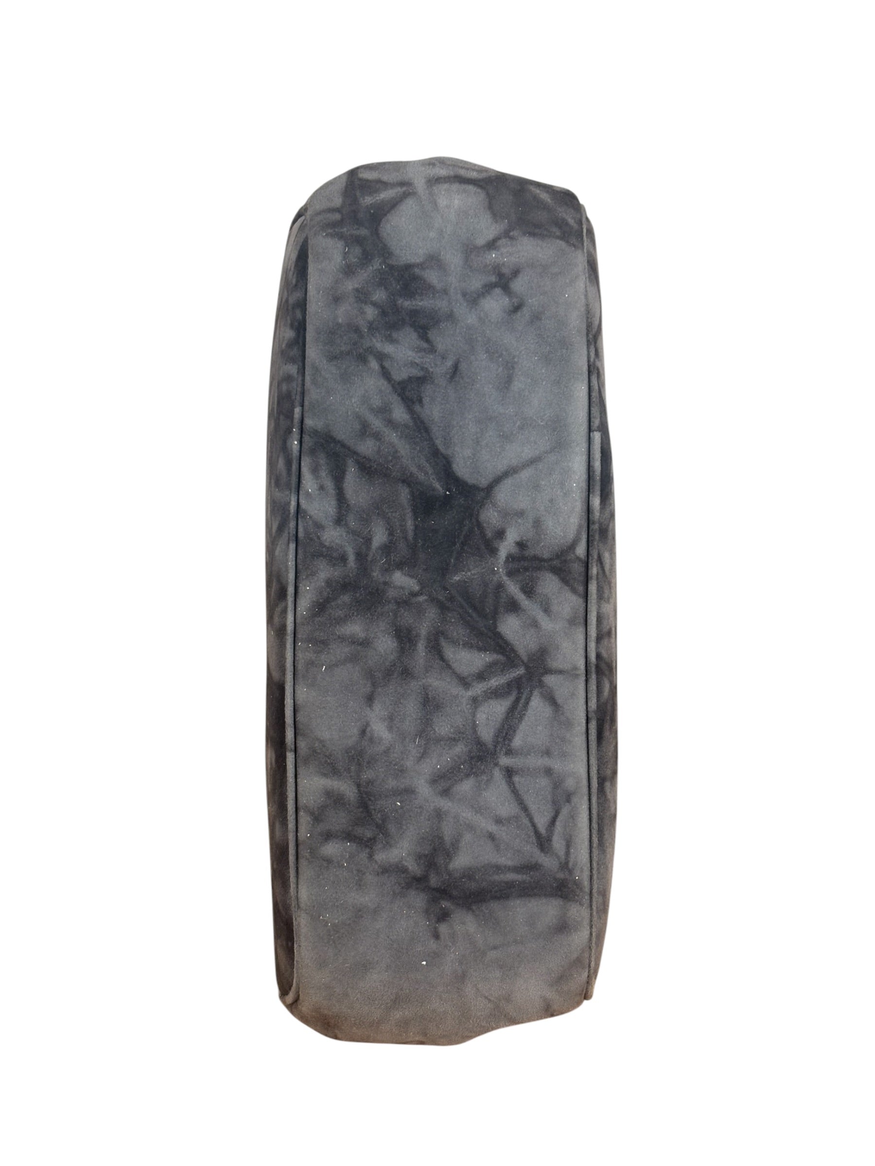 Prada Lux Grey Scamosciato Tie Dye Clutch Top Handbag