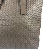 Bottega Veneta Gray Nappa Leather Intrecciato Tote Bag