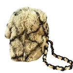Chanel Matelasse Fur Coco Mark Chain Flap Bag '01