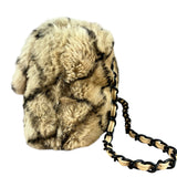 Chanel Matelasse Fur Coco Mark Chain Flap Bag '01