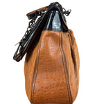 Fendi Vintage Brown/Black Leather B Shoulder Bag
