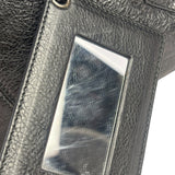 Balenciaga Black Lambskin Moto Work Two-Way Bag