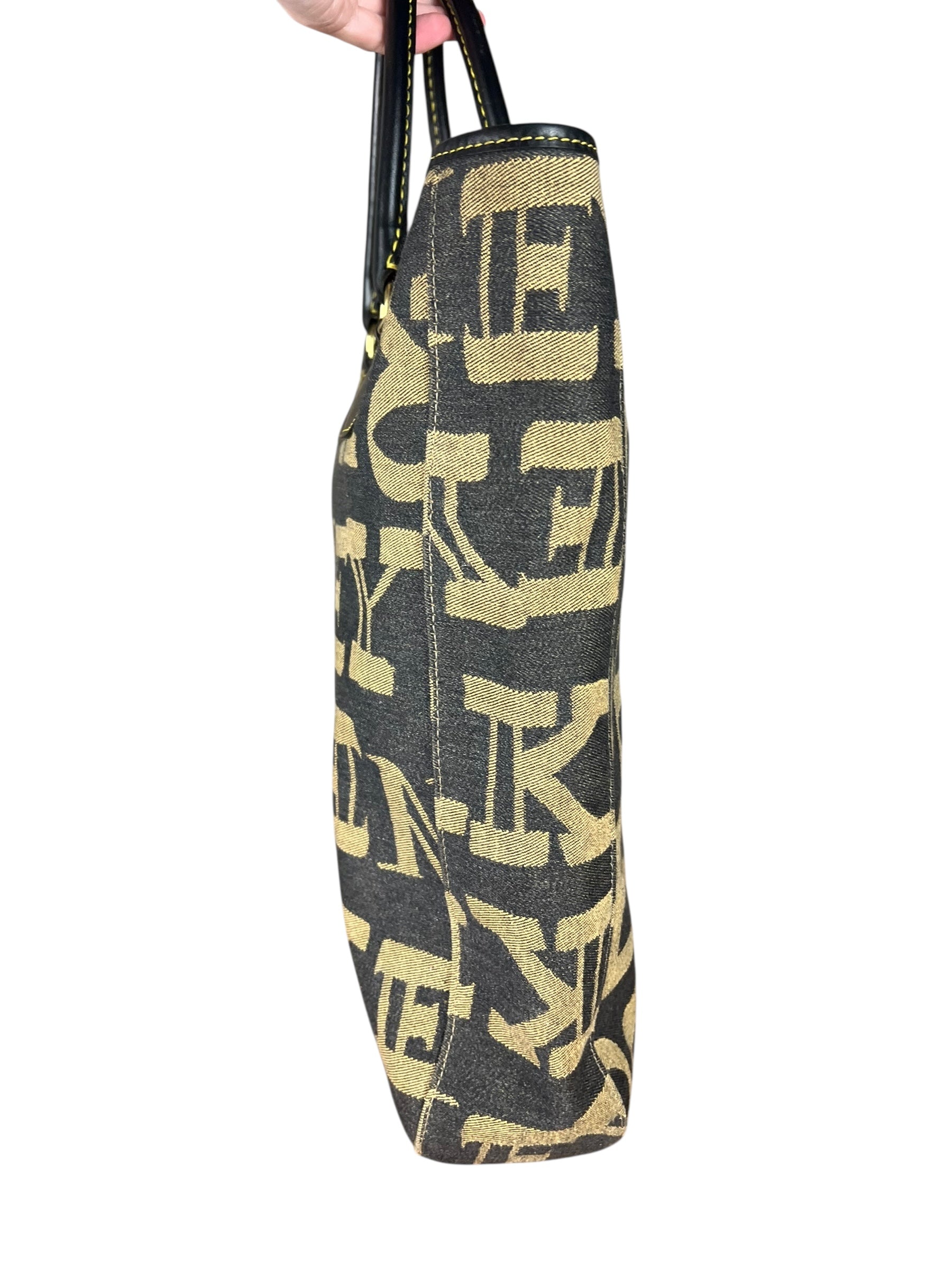 Dooney & Burke Vintage Canvas Logo Tote