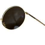 Celine Vintage Gold Round Frame Sunglasses