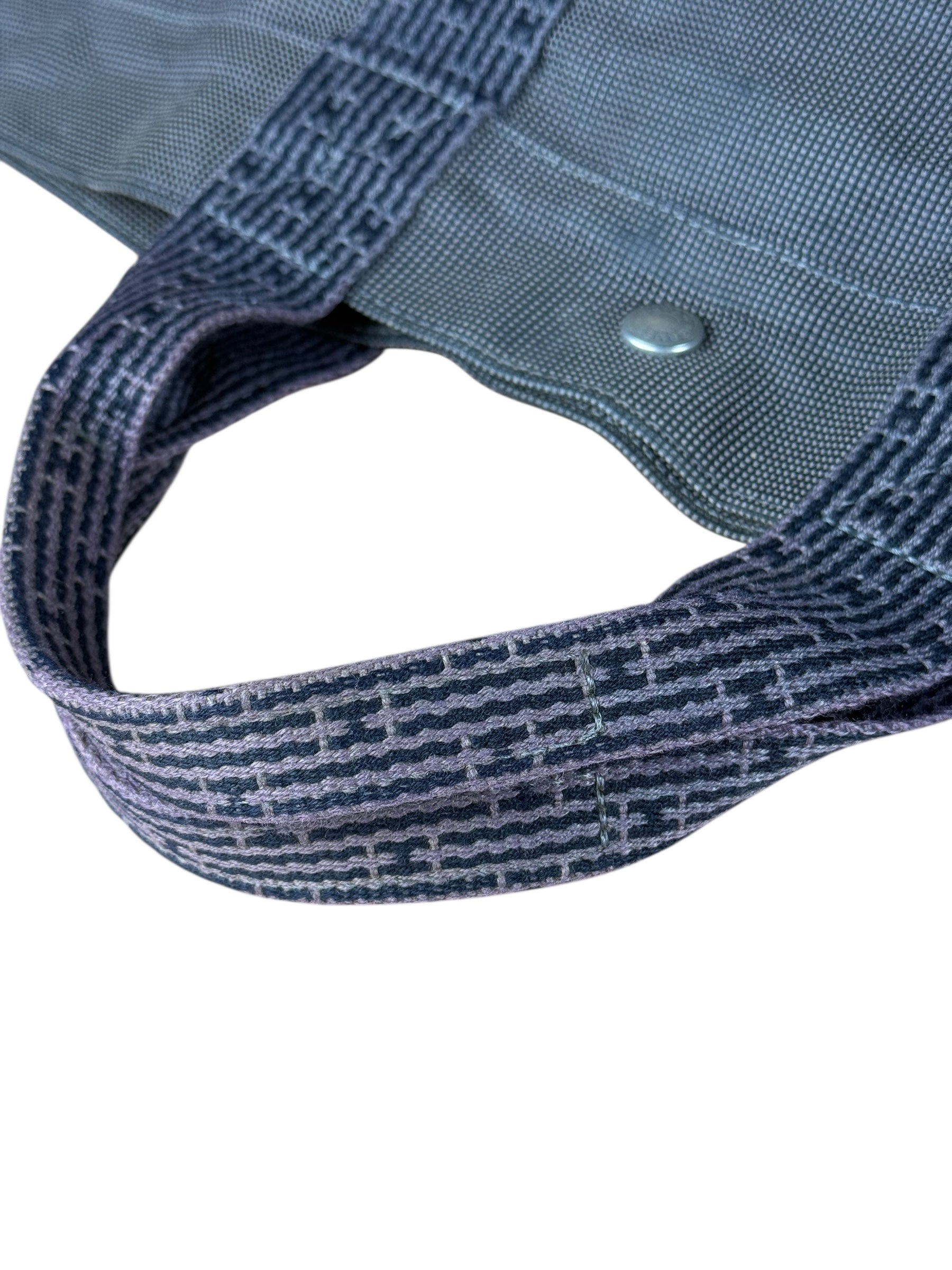 Hermes Herline Grey M Canvas Tote