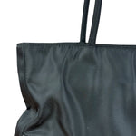 Prada Vintage Black Nylon Zip Shoulder Bag