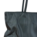 Prada Vintage Black Nylon Zip Shoulder Bag