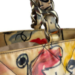 Chanel Multicolor Graffiti Coated Canvas Tote