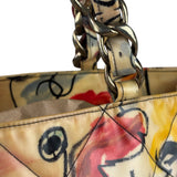 Chanel Multicolor Graffiti Coated Canvas Tote