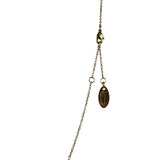 Vivienne Westwood Gold Toned Mini Bas Relief Pearl Pendant Necklace