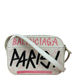 Balenciaga Graffiti Leather Camera Crossbody Bag