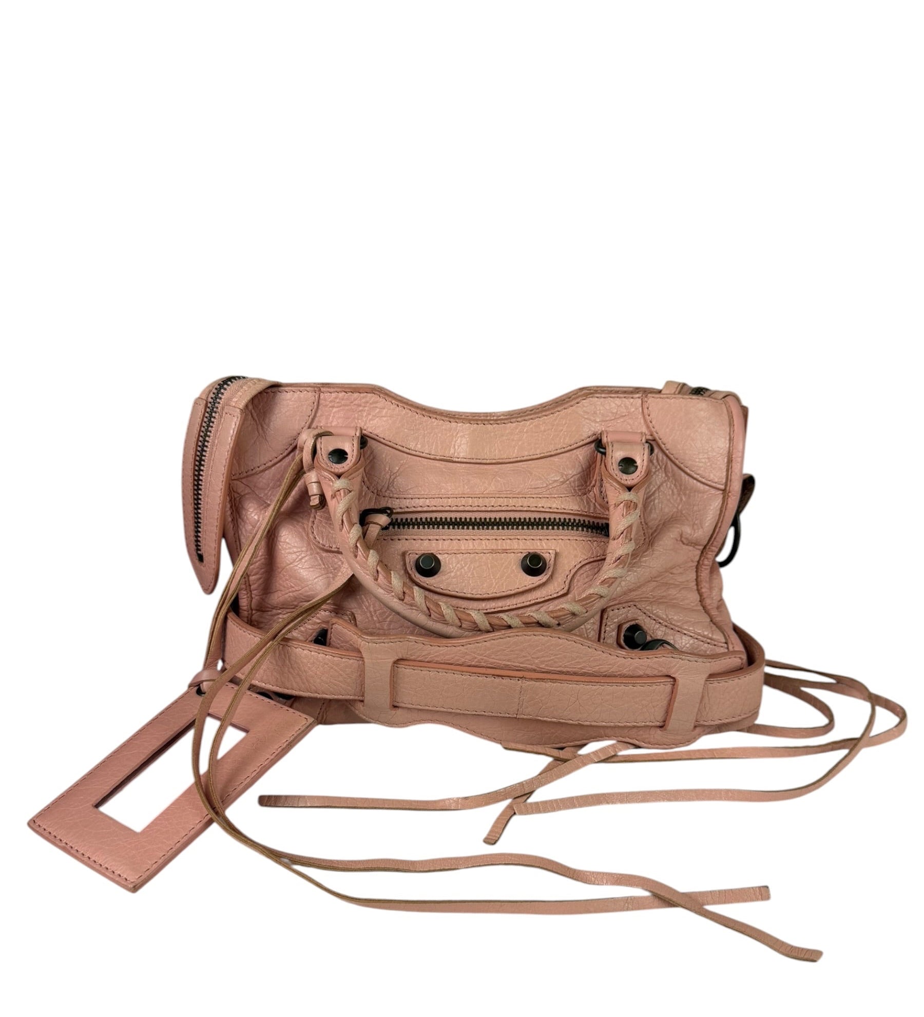Balenciaga Rose Peach Le City Two-Way Bag