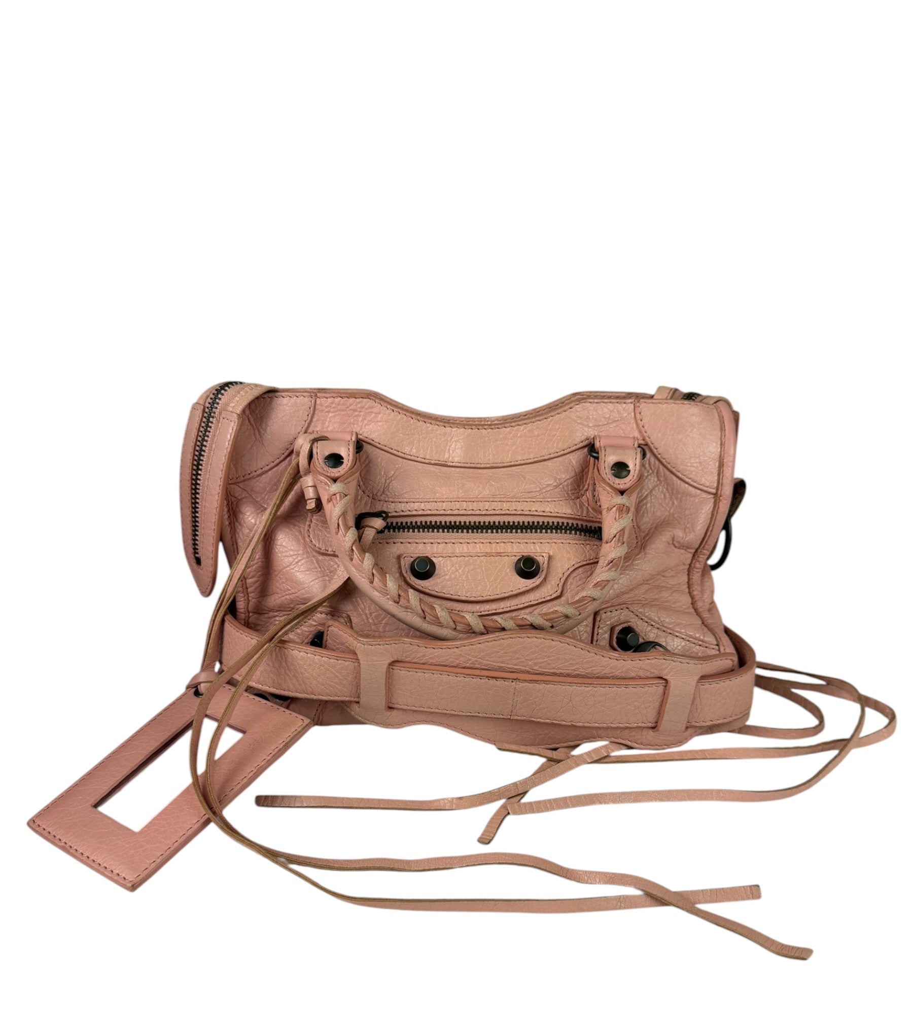 Balenciaga Rose Peach Le City Two-Way Bag