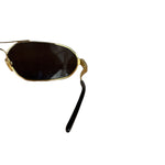 Balenciaga BB0227S Sunglasses Gold Toned Metal Frame