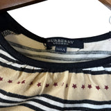 Burberry London Striped Short Sleeve Top